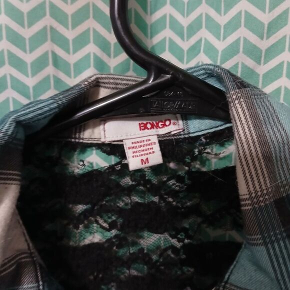 BONGO Checkered Button Down Shirt - Picture 2 of 3